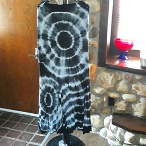 Long skirt, or strapless dress